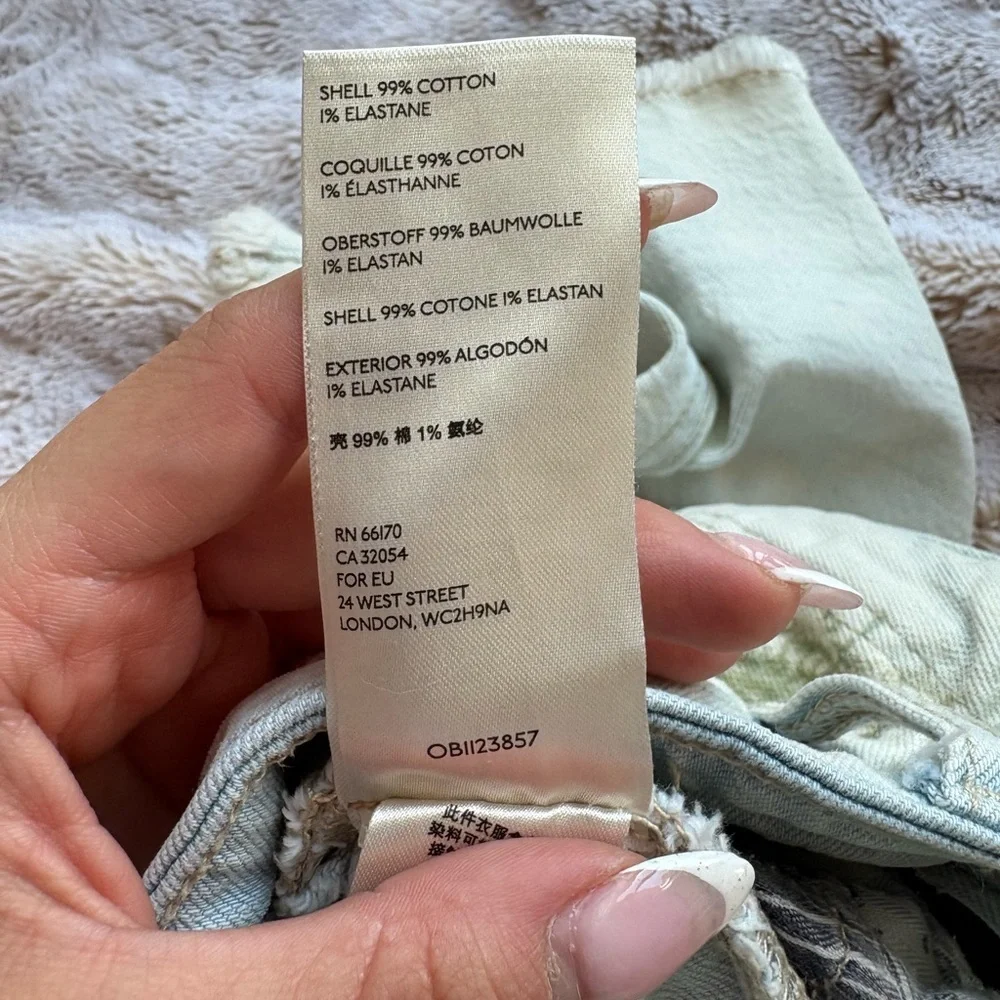 Anthropologie floral Print Denim Shorts - Picture 4 of 4